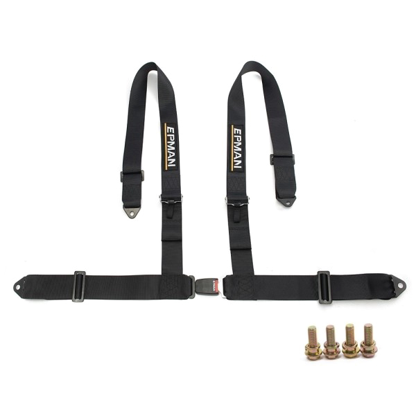 картинка 4-х точечный ремень безопасности Epman, черный магазин  StreetTuning 