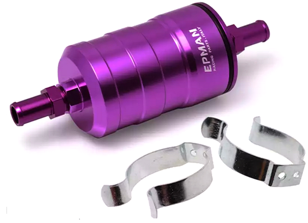 картинка Топливный фильтр чистовой фильтрации 10 микрон,  Epman фиолетовый магазин  StreetTuning 