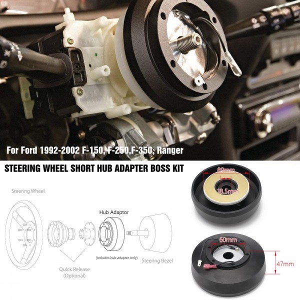 картинка Адаптер для установки спортивного руля на Ford F150/F250/F35 1992-2002 магазин  StreetTuning 