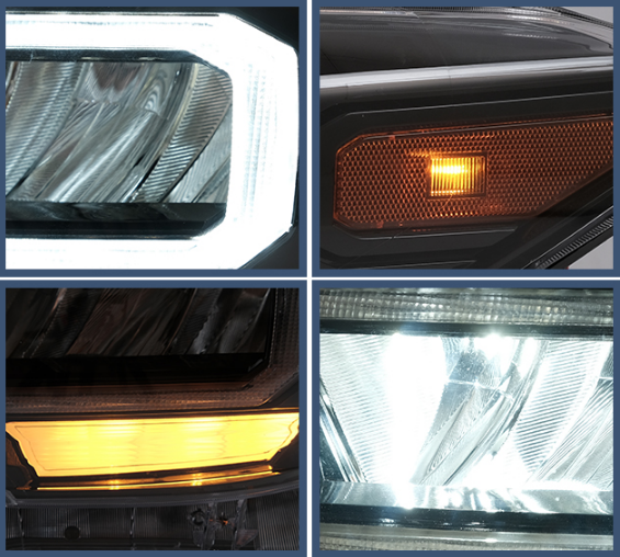 картинка Передние светодиодные фары для Toyota Tacoma с 2015 по 2019 г магазин  StreetTuning 