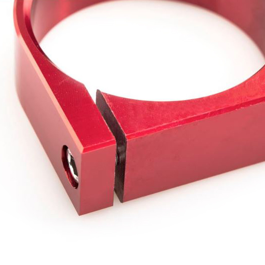 картинка Двойной брегет Epman и адаптер для установки 2-ух топливных насосов Bosh 044 60 мм , красный. магазин  StreetTuning 