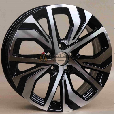 картинка Диски OEM Honda Style  R17 6.5J ET43 5X108 Black+Silver магазин  StreetTuning 