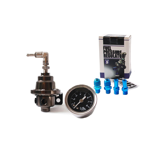 картинка Топливный регулятор Tomei Style с черным манометром, черный магазин  StreetTuning 