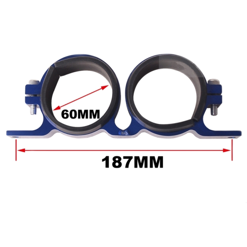картинка Брегет для установки 2-ух топливных насосов 60 мм , фиолетовый. магазин  StreetTuning 