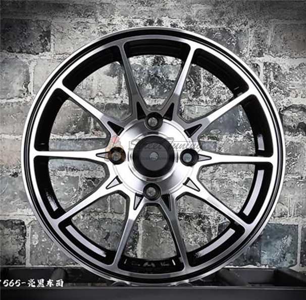 картинка Диски Replica NW R565 R15 J6.5 ET38 4X114,3 black+polished магазин  StreetTuning 