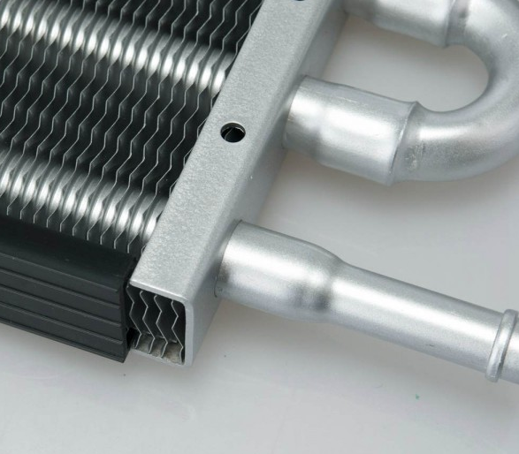 картинка Масляный радиатор трансмиссионный 10 рядов 395 х 327 х 23 магазин  StreetTuning 