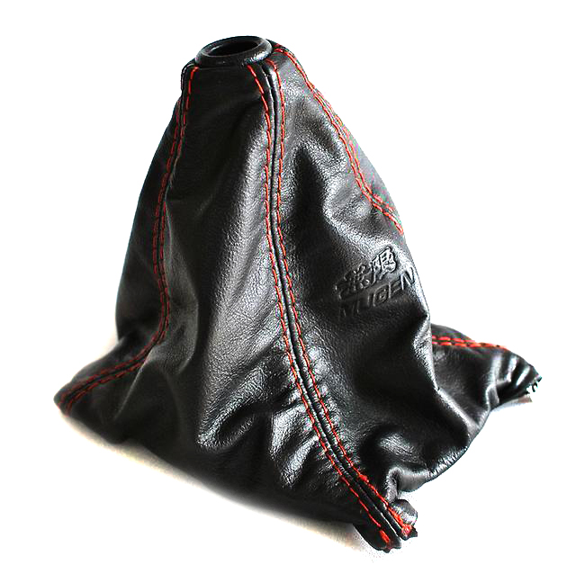 картинка Чехол на КПП Mugen для Honda CRX. Кожа, красная строчка. магазин  StreetTuning 