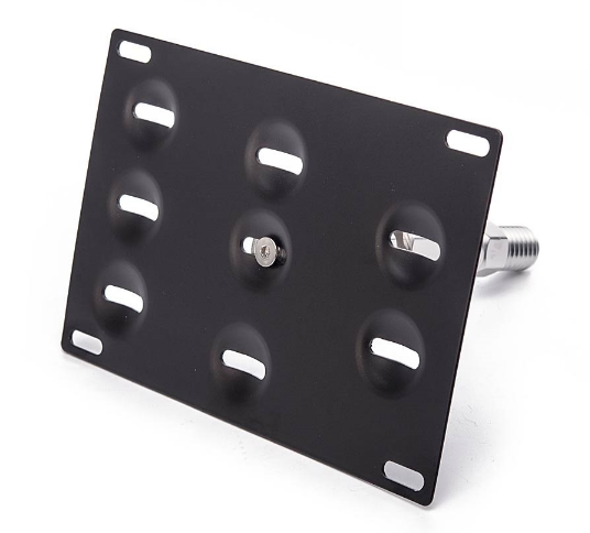 картинка Крепеж номерной рамки - фаркоп, цвет черный магазин  StreetTuning 