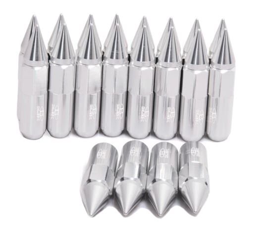 картинка Комплект гаек Blox style с наконечником , серебряные М12 х 1.25 магазин  StreetTuning 