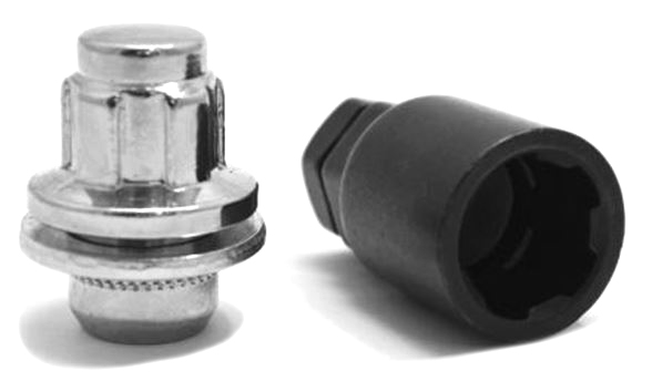 картинка Комплект секретных гаек 12x1.5, 37.5 мм, пресс-шайба. - 436445H-1Key магазин  StreetTuning 