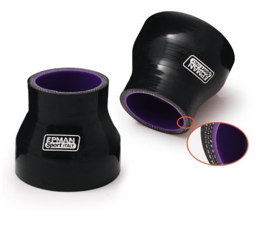 картинка Силиконовый патрубок Epman переходной 54-63 мм, 0 гр. магазин  StreetTuning 