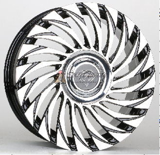картинка Диски  iV-WH5P R18 8J ET35 5X112+114.3  Black+silver магазин  StreetTuning 