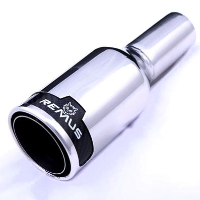картинка Насадка на глушитель Remus  Style, хромированная D-51*76 мм L-245 мм магазин  StreetTuning 