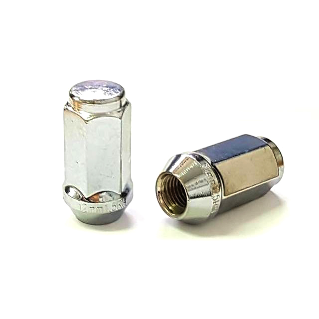 картинка Гайка Starleks M12х1,5 конус, высота 44мм, с выступом, закрытая, ключ 19мм, хром (801945HT) магазин  StreetTuning 