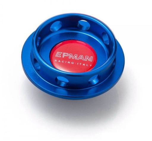 картинка Крышка маслозаливной горловины Epman синяя для MITSUBISHI магазин  StreetTuning 
