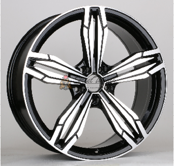 картинка Диски  iV-174 R19 8.5J ET35 5X112  Black+silver магазин  StreetTuning 