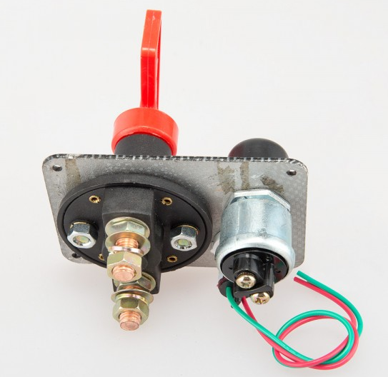 картинка Панель запуска ДВС с выключателем подачи тока и индикатором магазин  StreetTuning 