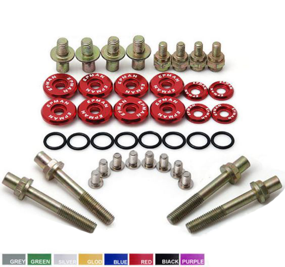 картинка Болты с шайбами крышки клапанов Epman для Honda, серебряные магазин  StreetTuning 