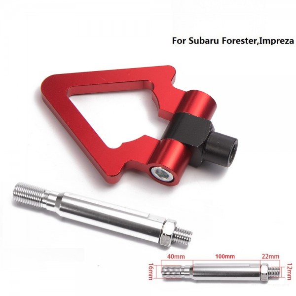 картинка Буксировочный крюк "Стрелка" для Subaru Forester/Impreza, красный магазин  StreetTuning 