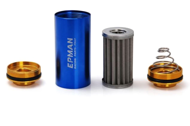 картинка Топливный фильтр первичной очистки EPMAN, под шланг 8.6MM , синий магазин  StreetTuning 
