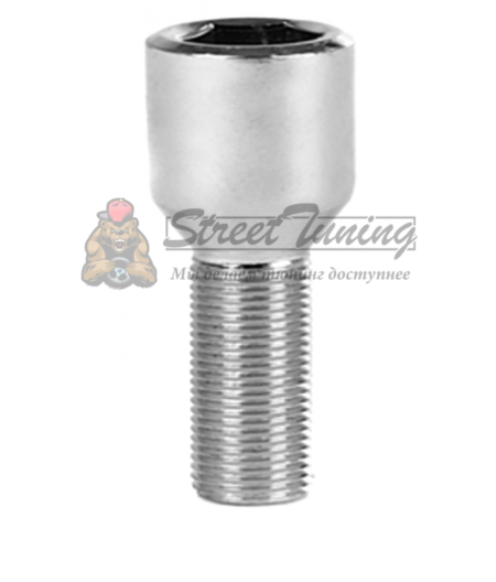 картинка Болт Starleks M12x1.25 высота 36 мм, конус, под внутренний шестигранник магазин  StreetTuning 