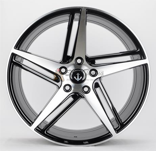 картинка Диски Kraze Milano KR195 R19 J9,5 ET38 5X114,3 black+pilished магазин  StreetTuning 