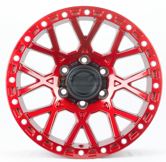 картинка Диски Venom Wheels K2 R17 J9 ET0 6X139,7 red магазин  StreetTuning 