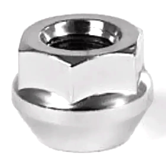 картинка Гайка Starleks 1/2 конус, высота 22 мм, с выступом, открытая, ключ 19мм, (400042HT) магазин  StreetTuning 