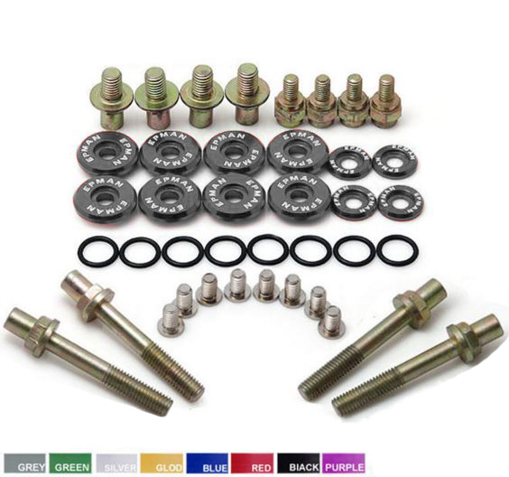 картинка Болты с шайбами крышки клапанов Epman для Honda, серые магазин  StreetTuning 