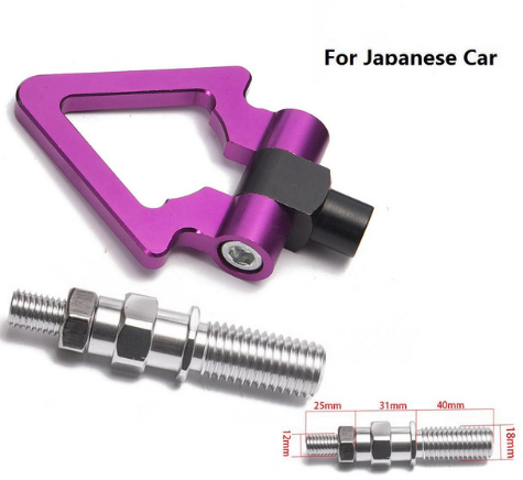 картинка Буксировочный крюк "Стрелка" для японских авто, фиолетовый магазин  StreetTuning 