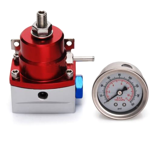 картинка Топливный регулятор  Aeromotive Style с манометром , красный магазин  StreetTuning 