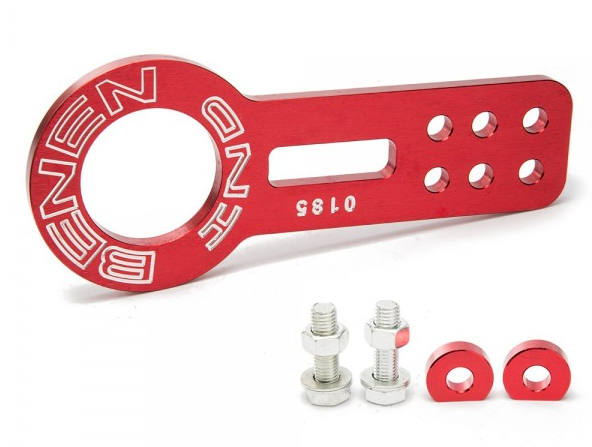 картинка Буксировочная петля Benen красная, передняя магазин  StreetTuning 