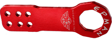 картинка Буксировочная петля Epman красная, передняя магазин  StreetTuning 