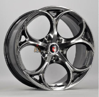 картинка Диски  iV-084 R18 8J ET35 5X105  Black+silver магазин  StreetTuning 