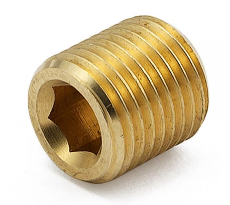 картинка Фитинг ЗАГЛУШКА M10 x 1.0 латунь магазин  StreetTuning 