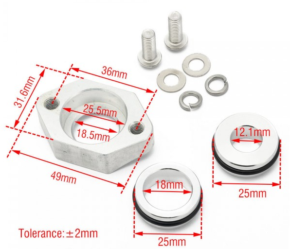 картинка Фланец под MAP VAG Jetta, Audi A4, Golf 1.8T 1998-2005 магазин  StreetTuning 