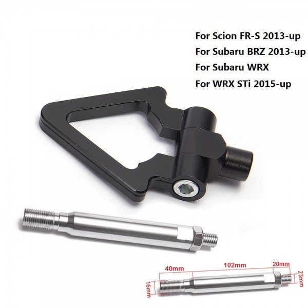 картинка Буксировочный крюк "Стрелка" для Subaru WRX, черный магазин  StreetTuning 