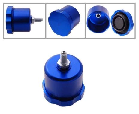 картинка Расширительный бачок для ручника и тормозной системы синий магазин  StreetTuning 