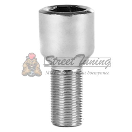 картинка Болт Starleks M12x1.25 высота 28 мм, конус, под внутренний шестигранник магазин  StreetTuning 