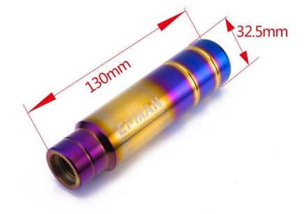 картинка Универсальная ручка КПП Epman 130 мм неохром + золото магазин  StreetTuning 