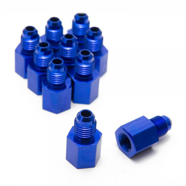 картинка Фитинг адаптер переходник AN4 папа - 1/8NPT мама магазин  StreetTuning 