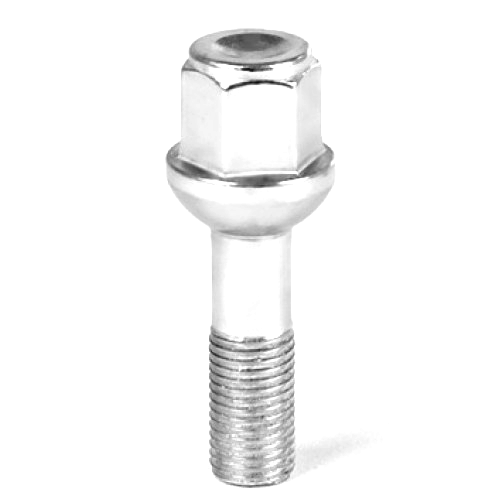 картинка Колесный болт Starleks M12x1.5 высота 40 мм, сфера, ключ 17 мм, цинк магазин  StreetTuning 