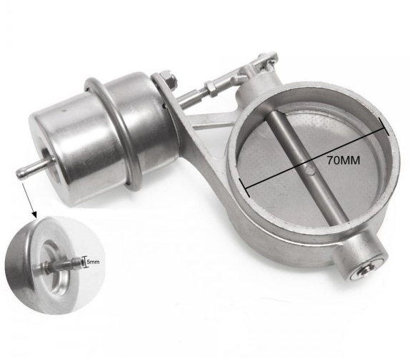 картинка Комплект вакуумной заслонки для регулировке громкости выхлопа 70мм (закрытая) магазин  StreetTuning 