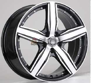 картинка Диски  iV-015 R18 7.5J ET40 5X112  Black+silver магазин  StreetTuning 