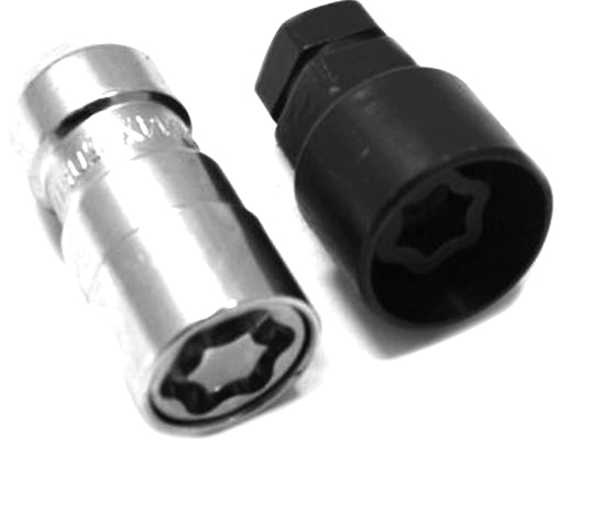 картинка Комплект секретных гаек 14x1.5, 51 мм, конус. - C726448(51L)EM-2Key магазин  StreetTuning 