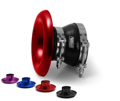 картинка Насадка на холодную часть турбины с патрубком 76-102 мм ,  красный магазин  StreetTuning 