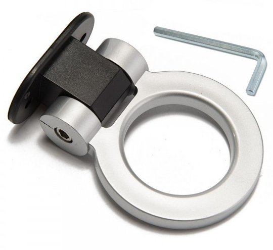 картинка Буксировочная петля декоративная, серая магазин  StreetTuning 