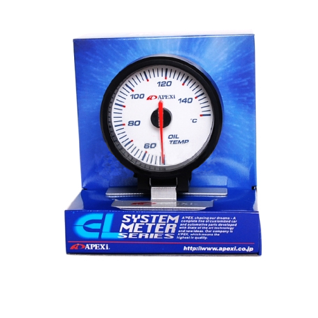 картинка Датчик температуры масла Apexi Style, белое табло магазин  StreetTuning 