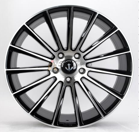 картинка Диски Gianelle Verdi  R20 8.5J ET35 5X112 Black+Silver магазин  StreetTuning 