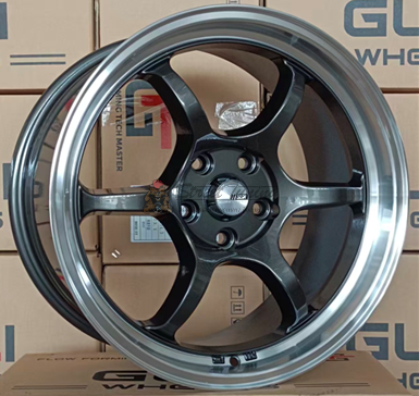 картинка Диски Advan Racing RG-D2 R18 J8.5 ET35 5X112 Hyper black + polished магазин  StreetTuning 